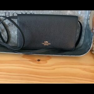 Coach Hayden Black Foldover Crossbody